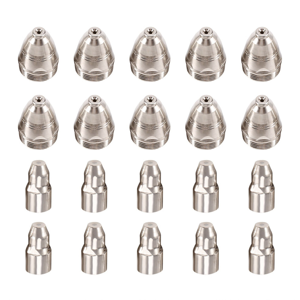 20Pcs P80 Plasma Cutting Torch Consumable Cutting 80A P80 Plasma Torch Tip Electrode Nozzle 885487174716