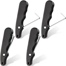 4Pcs Folding Shoe Lace Puller,Portable Lace Tightener Tool,Skate Lace Tightener for Ice Skates Skates