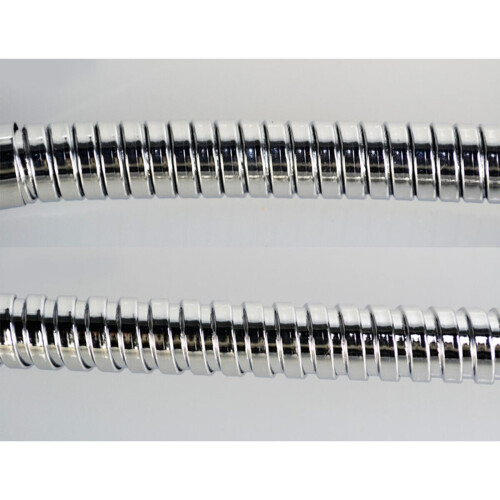 NES Home 2M Solid Stainless Steel With Chrome Plate Double Lock Shower Hose 2