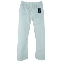 (5/180 cm ) KARATE WHITE PREMIUM SILVER BRAND GI PANTS - 10OZ