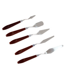 XUQIAN Top 5pcs with Palette Set Scraper Spatula Art Tools for Oil Paint Canvas L0107