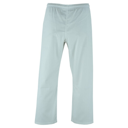(3/160 cm) KARATE WHITE PREMIUM SILVER BRAND GI PANTS - 10OZ 2