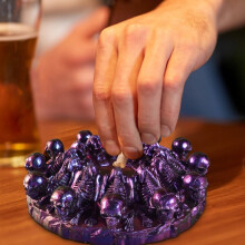 Skull Shape Ashtray Silicone Mold Serving Board Mold Jewelry Making Home Decoration Mold Suitable for Men