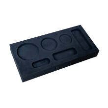 Professinal Graphite Ingot Mold Silver Metal Melting Casting Mould Corrosion Resistance