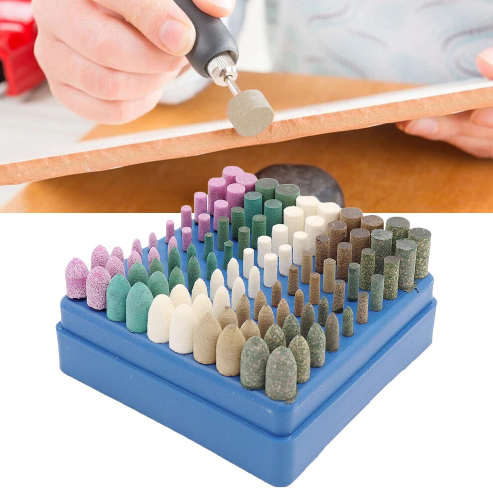 100Pcs Polishing Buffing Wheels Grinding Mounted Points Grinding Cylinder Shape Rotary 3Mm 885487203157