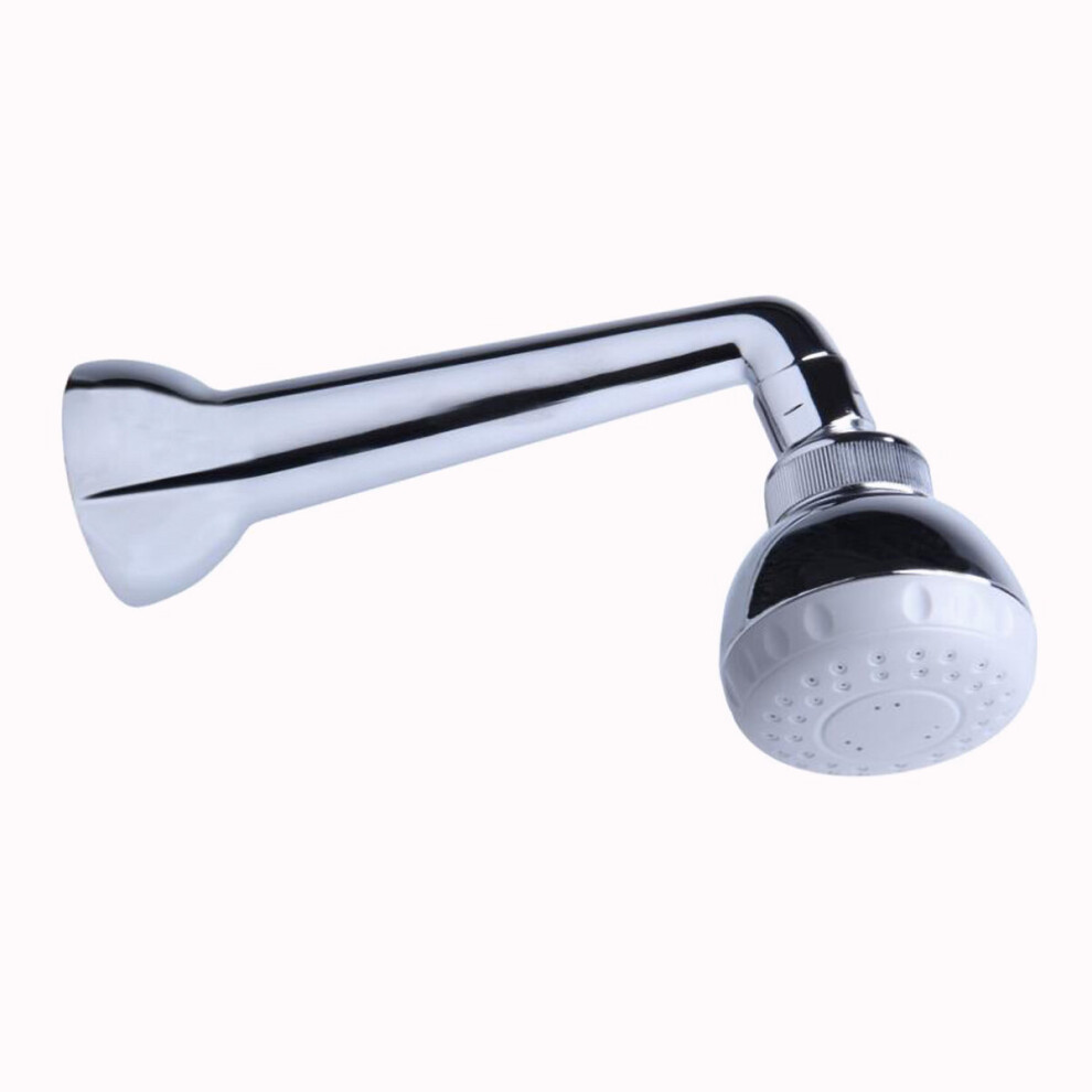 Round Jet Shower Head And Wall Arm Chrome | Nico