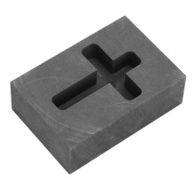 Graphite Casting Mold Cruciate Shaped Graphite Ingot Mold Ensure Purity for Metal