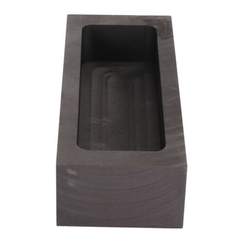 Ingot Mold Graphite Mould 125x50x30MM External for DIY
