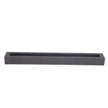 Graphite Ingot Mold, Silver Copper Aluminum Melting Casting Refining Bar Slot Crucible Mould 250X30x20mm
