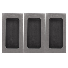 3X 23.5OZ Graphite Casting Ingot Bar Mold For Silver Copper Melting Refining
