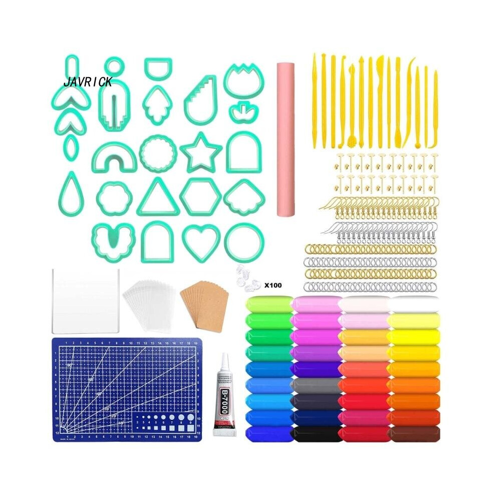 Polymer Clay Earring Making Kit Polymer Clay Earring Cutters Earring Accessories