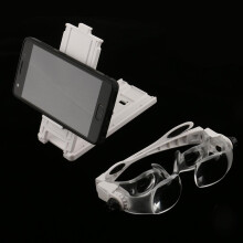 Adjustable Acting Lens Magnifying Glass Cell Phone Head Glass