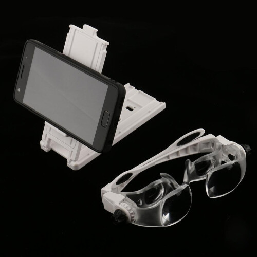 Adjustable Acting Lens Magnifying Glass Cell Phone Head Glass