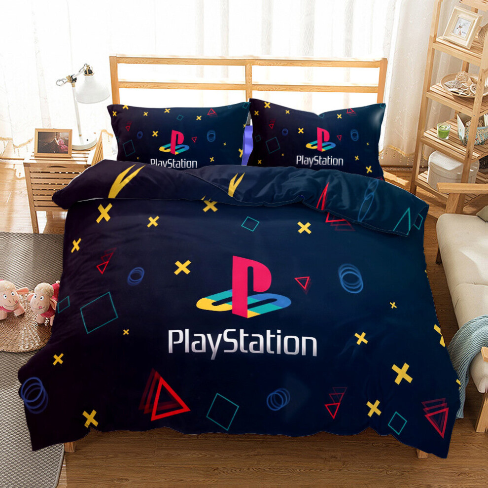 (Style 13, Sing) Playstation Bedding Single Double King Duvet Cover