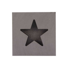 Graphite Ingot Mold Melting Casting Mould Withstand 2000 ? Star Shape for Making Trinkets for Aluminum for Brass