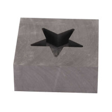 Graphite Ingot Mold Melting Casting Mould Star Shape Withstand 2000 ? for Copper for Silver for Making Trinkets