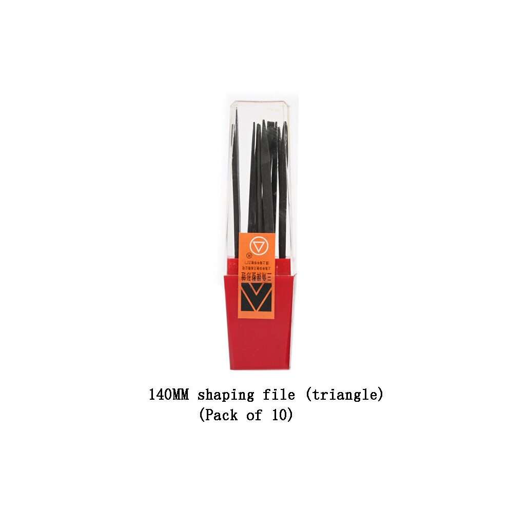 10Pcs Diamond Files For Metal Jeweler Stone Polishing Wood Carving Craft Double-Cut Plating Needle File Set 3X140mm Hand Tools 885487237022
