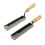 Bar Silver Ingot Casting Mold with Wood Handle Reversible Iron Ingot Mold A0NF 6