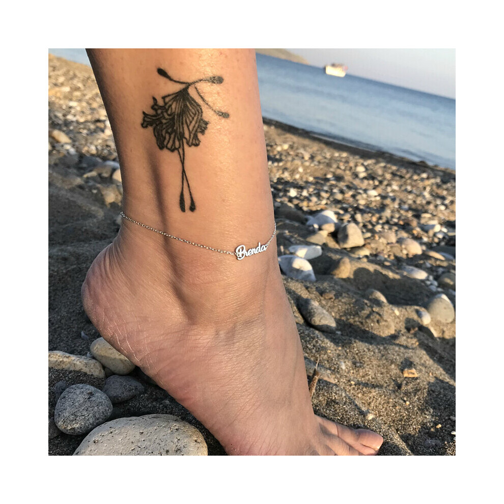 Anklet Real Gold Ankle Tattoo Charm Bracelet Printable Calendars