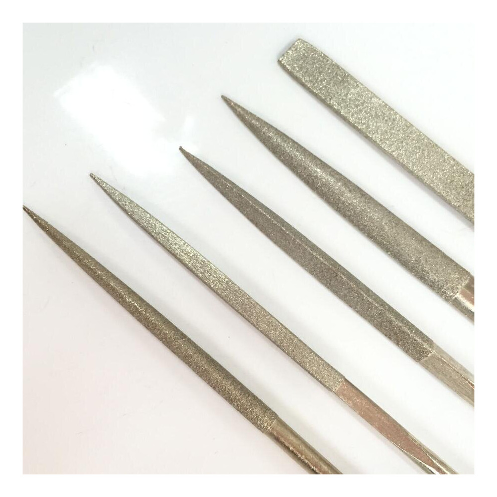 Wax Needle Files Set 5Pcs/Set Used For Shaping Waxes, Wood, And Plastics 885487241074