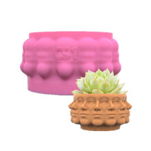 Flowerpot Dish Storage Mold Trinket Dish Tray Tool DIY Home Decor Mold