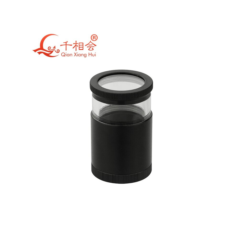 Cylinder Loupe 10X Magnifier with Scale Measuring