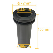 High Temperature Melting Metal Mold 2kg Graphite Crucible For Melting