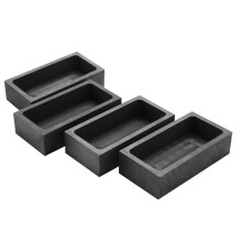 4 Pieces 1 KG Graphite Ingot Mould Casting Ingot Crucible Mould Silver Ingot Mould Melting Casting Refining