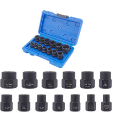 13-Piece Impact Bolt Nut Remover Set, Nut Socket, Bolt Remover Tool Set