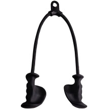 Ergonomic Triceps Rope Pull Down with Anti-Slippery Natural Rubber Grip for More Muscle Fibers-Gym Rope for Downs