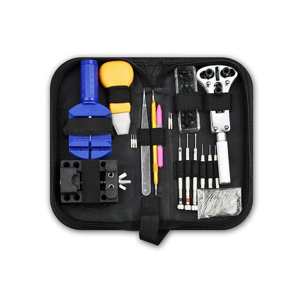 High watch repair tool Kit, repair Kit Watchmaker, watch band Pin remover, fixing box, opener, bar spring-image-OPC-PBRZF9J-NEW