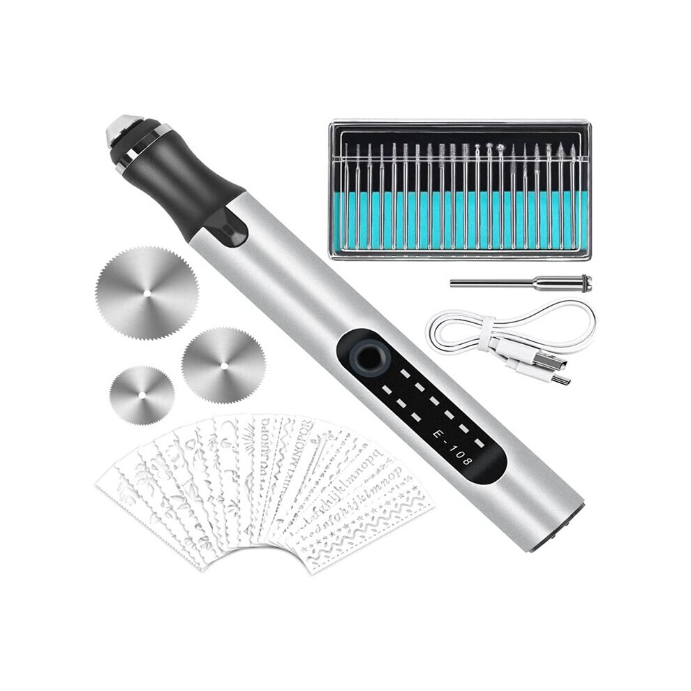 Engraving Pen,Electric Engraving Tool Kit For DIY Art Carving Jewelry Glass Wood Stone Metal Plastic Drilling Lettering