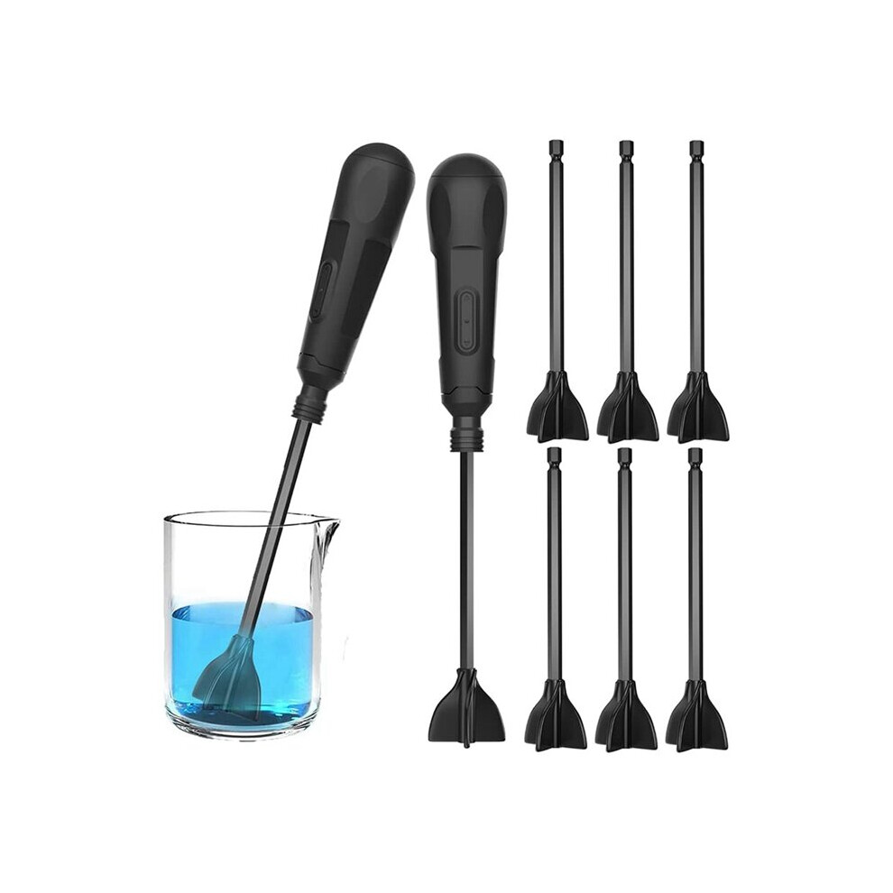1 Set Epoxy Mixer For Minimize Bubbles For Drill, Resin Stirrer Paddles For Silicone Mixing 885487250762