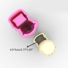 Geometric Backpack Girl Gypsum Silicone Molds Storage Box Mold for Making Succulent Plant Pot Flower Pot Pen Holder