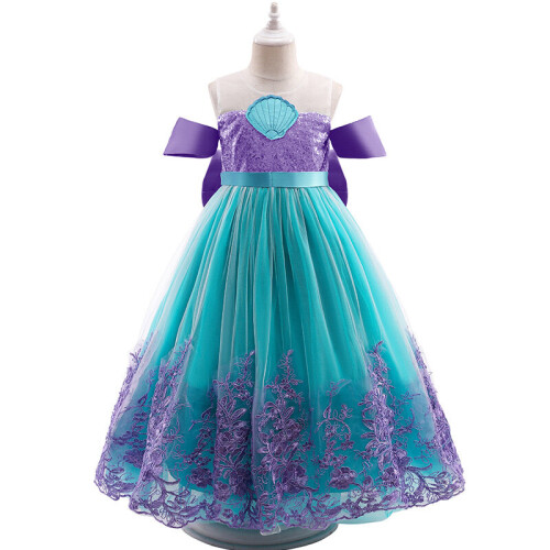 Girls Fancy Dress The Little Mermaid Ariel Costume Princess Dress on OnBuy