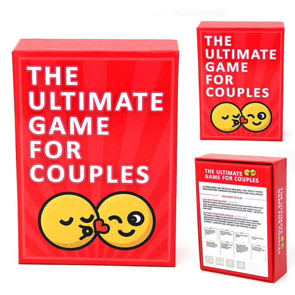 The Ultimate Game for Couples Romantic Party Date Night Card Games for Adults Lovers Gifts