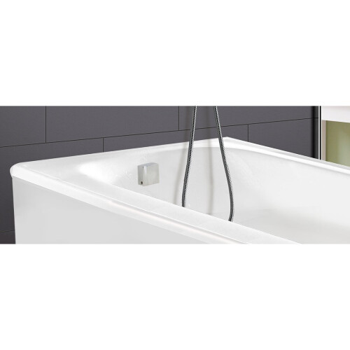 NES Home Olive 3 Way Square Concealed Thermostatic Hand Held Bath Shower 300 Slim Head 1