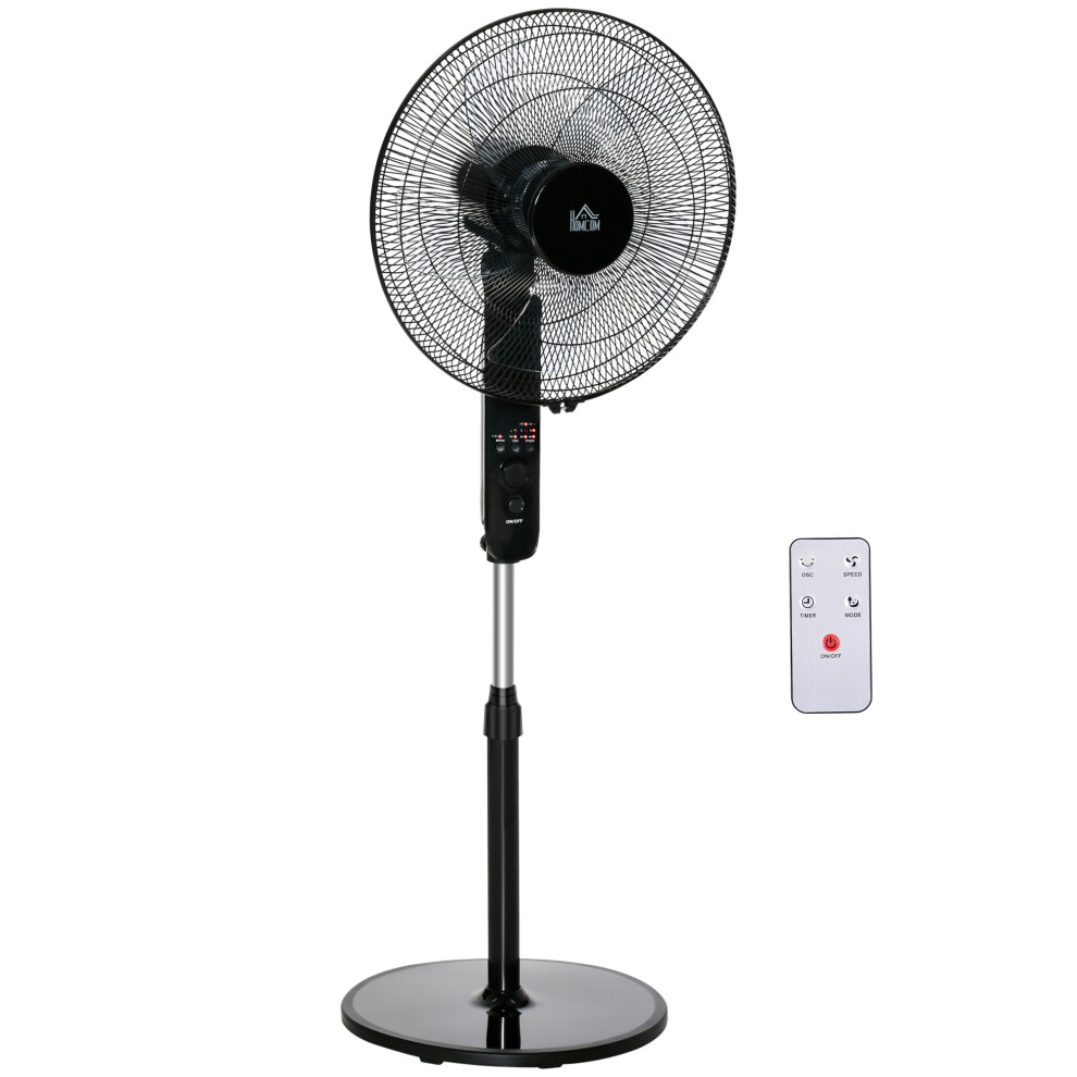 18" Oscillating Floor Fan Indoor Air Tower Standing with RC