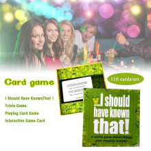 I Should Have Known That Trivia Premium Family Party Fun Pack Board Game Cards