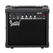 20W Electric Guitar Amplifier Portable Compact Practice Amp Black