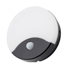 Litecraft Alford Outdoor LED Wall Light With PIR Motion Sensor - Black