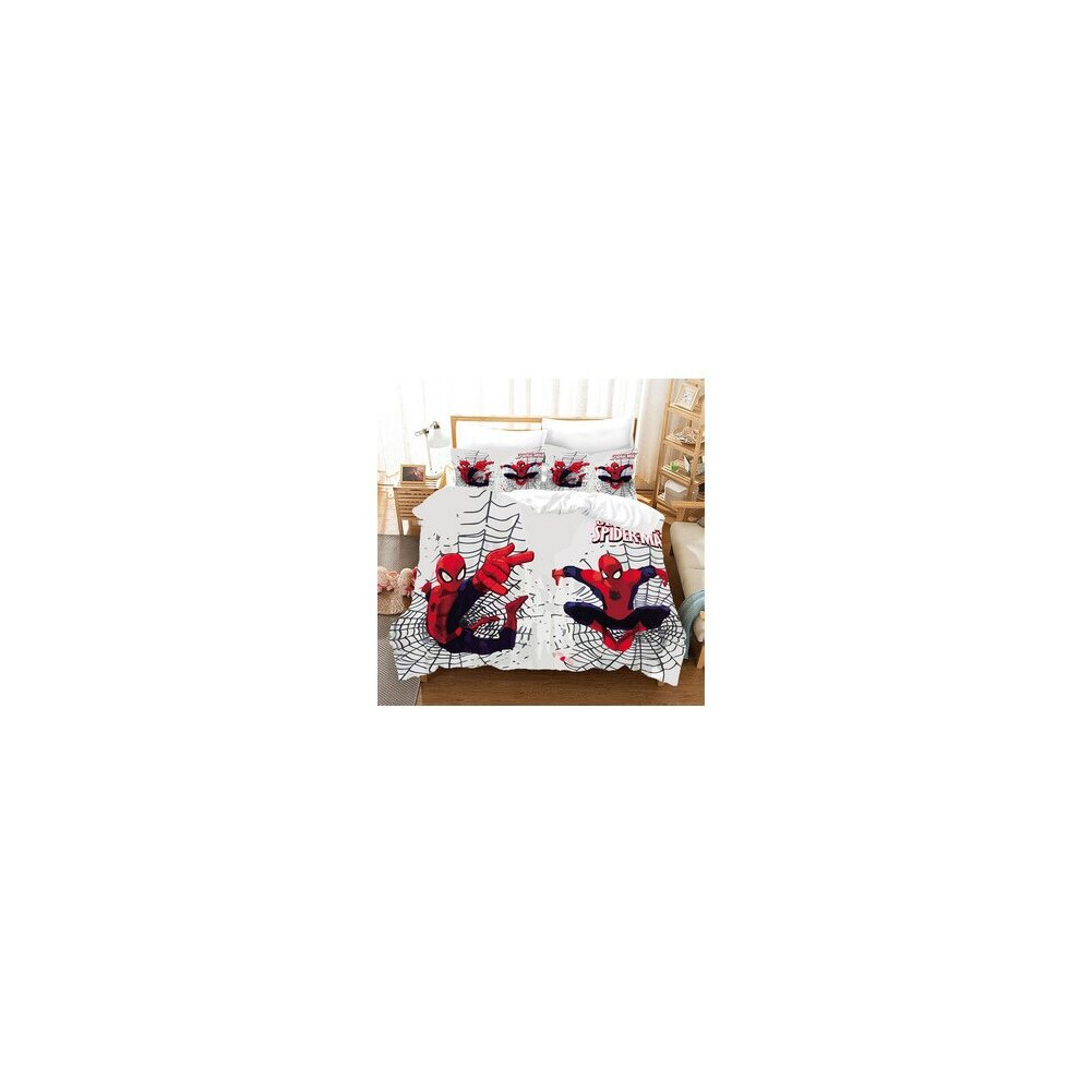 (Style 23, King) Spider-Man Bedding Single Double King Duvet Cover