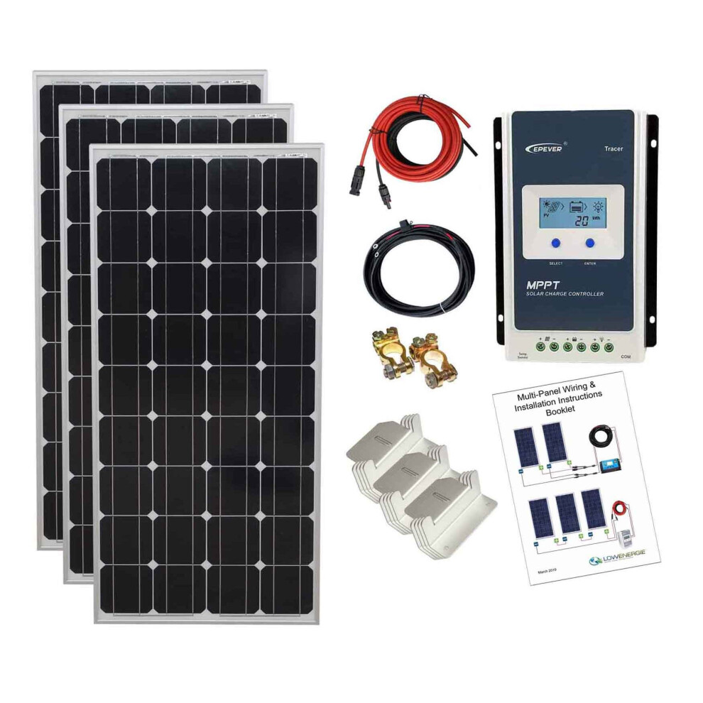 450w Mono Solar Panel Kit with MPPT controller 24V