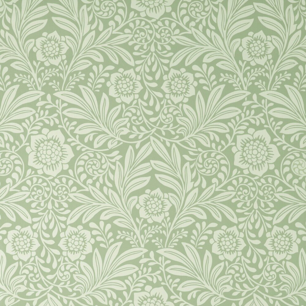 Crown Archive Collection Camille Damask Sage Wallpaper M1744