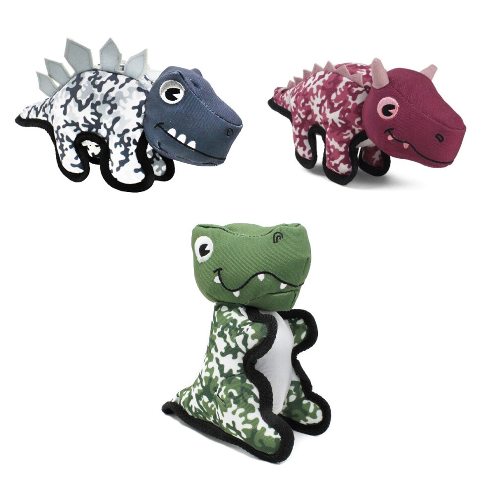 Dog Toy Durable Strong Chew Tough Soft Toy Zoon Assorted Dura Dino