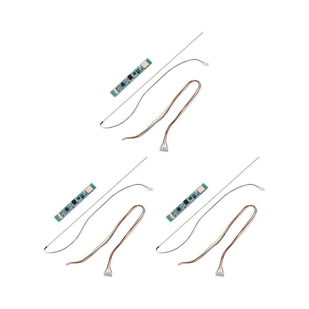 3X 290Mm 57Led Backlight Strip Kit,Update Laptop Monitor Dimmable Tools Accessories For 14 Inch Laptop 4762103396232