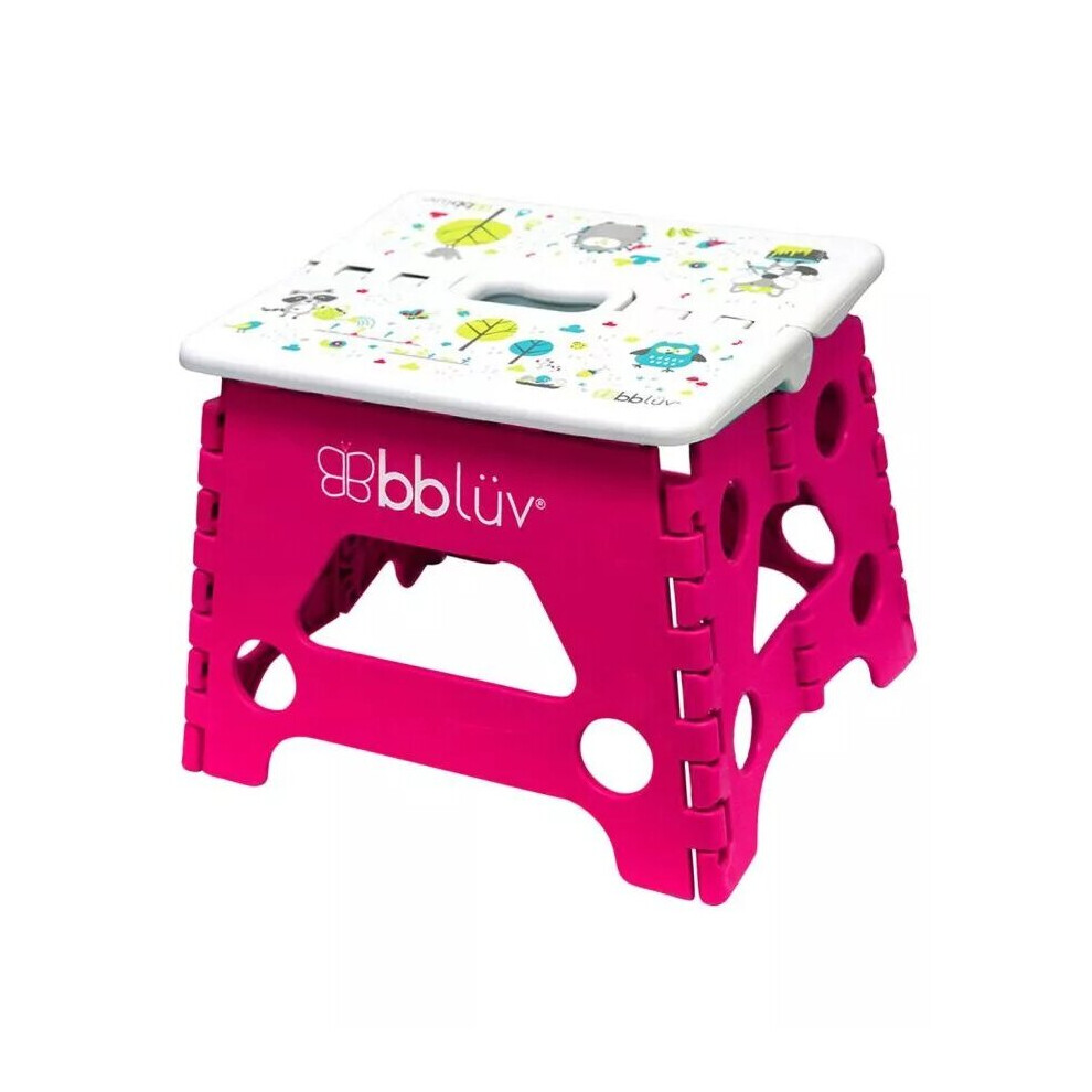 Bbluv Step Foldable Step Stool Pink For Babies 4906994255722