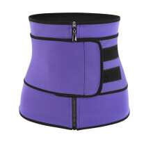 (Purple, 3XL) Women Waist Trainer Neoprene Belt Sauna Sweat Body Shaper Tummy Slimmer Control