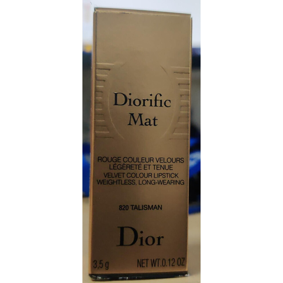 Dior Diorific Mat Lipstick- 820 Talisman