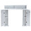 URBN Living (White) Wooden Fireplace Surround Storage Cabinet Unit 3